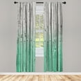 thumbnail image 1 of Ambesonne Curtains, Pair of 28"x95", Sea Green, 1 of 2