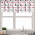 thumbnail image 1 of Ambesonne Dachshund Valance Pack of 2, Funny Sausage Dogs, 54"X12", Seafoam Pink, 1 of 5