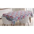 thumbnail image 1 of Ambesonne Dahlia Tablecloth Rectangular Table Cover, Colorful Mexican Flowers, 52"x70", Multicolor, 1 of 4