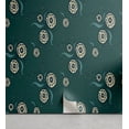 thumbnail image 1 of Ambesonne, Daisy Pattern Peel & Stick Wallpaper for Home, Boho Chamomile Flower, 13"x100", Teal Cream Cadet Blue, 1 of 5
