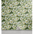 thumbnail image 1 of Ambesonne Daisy Peel & Stick Wallpaper for Home, Spring Melancholy Sunflowers, 13"x36", Hunter Green Earth Yellow, 1 of 5
