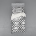 thumbnail image 1 of Ambesonne Damask Bedding Set 3 Pcs, Black and White Baroque, Twin, Black White, 1 of 3