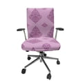 thumbnail image 1 of Ambesonne Damask Office Chair Cover Stretchable High Back, Purple Curvy Ornaments Art, Pale Fuchsia Pale Mauve, 1 of 1