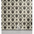 thumbnail image 1 of Ambesonne Damask Peel & Stick Wallpaper for Home, Victorian Halloween Skulls, 13"x72", Beige and Dark Brown, 1 of 6