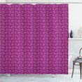 thumbnail image 1 of Ambesonne Damask Shower Curtain, Abstract Flowers Graphic, 69"Wx75"L, Magenta Fuchsia, 1 of 5