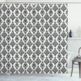 thumbnail image 1 of Ambesonne Damask Shower Curtain, Black and White Baroque, 69"Wx75"L, Black White, 1 of 5