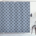 thumbnail image 1 of Ambesonne Damask Shower Curtain, Old Fashioned Abstract Art, 69"Wx84"L, Azure Blue, 1 of 1