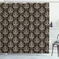 thumbnail image 1 of Ambesonne Damask Shower Curtain, Wildflowers Leaves Vintage, 69"Wx84"L, Dark Pine, 1 of 4