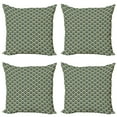 thumbnail image 1 of Ambesonne Damask Throw Pillow Cover 4 Pack, Medieval Classic Motifs, 16", Multicolor, 1 of 2