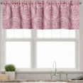 thumbnail image 1 of Ambesonne Damask Valance Pack of 2, Mystic Flowers and Circles, 54"X12", Dried Rose and Rose, 1 of 2