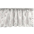 thumbnail image 1 of Ambesonne Damask Window Valance, Classical Monochrome Art, 54" X 18", Rose and White, 1 of 3