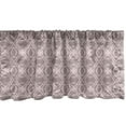 thumbnail image 1 of Ambesonne Damask Window Valance, Grunge Look Flowers Petals, 42" x 18", Pale Mauve Taupe Rose, 1 of 3