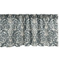 thumbnail image 1 of Ambesonne Damask Window Valance, Leaves and Buds, 54" X 12", Cream Grey, 1 of 3