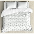 thumbnail image 1 of Ambesonne Dandelion Duvet Cover Sets, Herbs in Muted Tones Art, 2-King, Taupe Grey Pale Taupe, 1 of 7