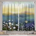 thumbnail image 1 of Ambesonne Dandelion Kitchen Curtains, Oil Painting Flora, 55"x39", Multicolor, 1 of 3