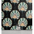 thumbnail image 1 of Ambesonne Dandelion Peel & Stick Wallpaper for Home, 80s Groovy Flower Petals, 13"x72", Dark Grey Teal Orange, 1 of 5