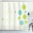 thumbnail image 1 of Ambesonne Dandelion Shower Curtain, Hand Drawn Plants, 69"Wx70"L, Pale Green Sky Blue, 1 of 3