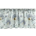 thumbnail image 1 of Ambesonne Dandelion Window Valance, Abstract Botanical Motif, 54" X 18", Turquoise Ceil Blue, 1 of 3