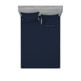 thumbnail image 1 of Ambesonne Dark Blue Fitted Sheet & Pillow Sham Set, Blue Dots Retro Style, King, Pale Blue and Dark Blue, 1 of 2