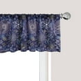 thumbnail image 1 of Ambesonne Dark Blue Window Valance, Snowflakes Xmas Art, 54" X 12", Multicolor, 1 of 3