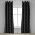 thumbnail image 1 of Ambesonne Dark Grey Grommet Curtain, Antique Damask 3D, 50" x 108", Charcoal Grey Dimgrey, 1 of 6