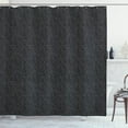 thumbnail image 1 of Ambesonne Dark Grey Shower Curtain, Royal Floral Curls, 69"Wx75"L, Dark Grey, 1 of 3