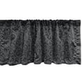 thumbnail image 1 of Ambesonne Dark Grey Window Valance, Royal Floral Curls, 42" x 12", Dark Grey, 1 of 3