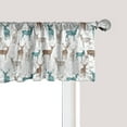thumbnail image 1 of Ambesonne Deer Window Valance, Old Text Animals Christmas, 54" X 18", Turquoise Brown Beige, 1 of 3
