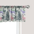 thumbnail image 1 of Ambesonne Deer Window Valance, Pine Trees Winter Season, 54" X 18", Multicolor, 1 of 3
