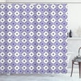 thumbnail image 1 of Ambesonne Delft Shower Curtain, Folk Holland Inspired Motif, 69"Wx70"L, Lavender Blue White, 1 of 4