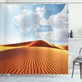 thumbnail image 1 of Ambesonne Desert Shower Curtain, Landscape with Dunes, 69"Wx84"L, Orange Yellow Pale Blue, 1 of 3