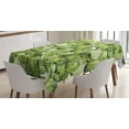 thumbnail image 1 of Ambesonne Desert Tablecloth Rectangular Table Cover, Sun Cactus Landscape, 52"x70", Green, 1 of 4