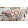 thumbnail image 1 of Ambesonne Dessert Tablecloth Rectangular Table Cover, Bakery Medley, 52"x70", Multicolor, 1 of 4