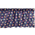 thumbnail image 1 of Ambesonne Dessert Window Valance, Rain Cupcakes, 54" X 18", Multicolor, 1 of 3