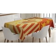 thumbnail image 1 of Ambesonne Detroit Tablecloth Rectangular Table Cover, Old Rusty Look, 60"x90", Multicolor, 1 of 4