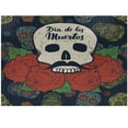 thumbnail image 1 of Ambesonne Dia De Los Muertos Jigsaw Puzzle Durable Cardboard, Skull with Roses, 1000 pcs, Multicolor, 1 of 5