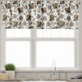 thumbnail image 1 of Ambesonne Dia De Los Muertos Valance Pack of 2, Mexican Ethnic, 54"X12", White and Multicolor, 1 of 4