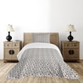 thumbnail image 1 of Ambesonne Diamonds Quilted Bedspread Set 2 Pcs, Geometric Crystals, Twin Size, Multicolor, 1 of 3