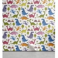 thumbnail image 1 of Ambesonne Dino Peel & Stick Wallpaper for Home, Dinosaurs Colorful, 13"x72", Multicolor, 1 of 6