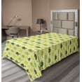 thumbnail image 1 of Ambesonne Dinosaur Flat Sheet, Pattern of Stegosaurus, TwinXL Size, Multicolor, 1 of 1