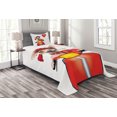 thumbnail image 1 of Ambesonne Dog Driver Quilted Bedspread Set 2 Pcs, Romantic Chihuahua, Twin Size, Multicolor, 1 of 3
