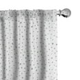 thumbnail image 1 of Ambesonne Dog Lover Curtains, Animal Foot Prints, Pair of 28"x84", Grey White, 1 of 5