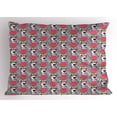 thumbnail image 1 of Ambesonne Dog Lover Pillow Sham, Doodle Puppy, 36" X 20", Pink Multicolor, 1 of 2