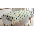 thumbnail image 1 of Ambesonne Dog Lover Tablecloth Rectangular Table Cover, Scottish Terrier, 60"x84", Multicolor, 1 of 4