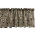 thumbnail image 1 of Ambesonne Dog Lover Valance Pack of 2, Heads Paw Print and Bones, 54"X18", Multicolor, 1 of 5