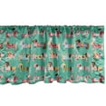 thumbnail image 1 of Ambesonne Dog Lover Window Valance, Abstract Dress, 54" X 12", Multicolor, 1 of 5
