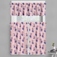 thumbnail image 1 of Ambesonne Dog Print Valance & Curtain, Puppy and Stars Pastel, 55"x24", Violet Blue Pink and Rose, 1 of 7