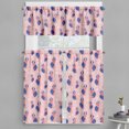 thumbnail image 1 of Ambesonne Dog Print Valance & Curtain, Puppy and Stars Pastel, 55"x30", Violet Blue Pink and Rose, 1 of 7