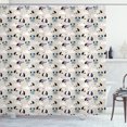 thumbnail image 1 of Ambesonne Dog Shower Curtain, Cartoon Puppy Faces, 69"Wx70"L, Multicolor, 1 of 3