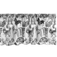 thumbnail image 1 of Ambesonne Dog and Cat Window Valance, Various Animal Breeds, 54" X 12", Charcoal Grey and White, 1 of 2